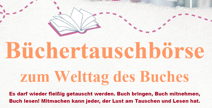 Büchertauschbörse zum Welttag des Buches © Susanne Brandt, Büchereizentrale Schleswig-Holstein